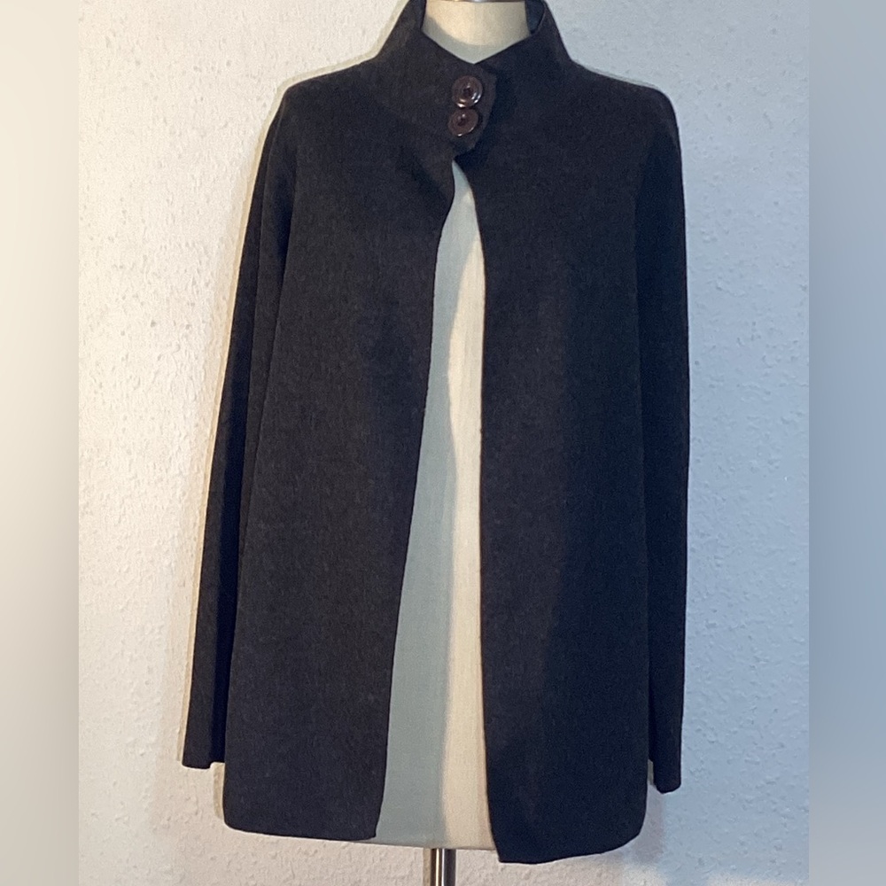 Parkhurst gray open cardigan size medium